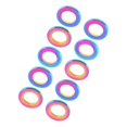 thumbnail image 1 of S SERENABLE 10 Pieces Chain Wheel Plate Screw Gaskets Parts for Road Bikes Crankset Bolt M5 Colorful, 1 of 9
