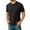 Black, variant on Men's Crewneck T-Shirts Short Sleeve Heavy Weight Tees Casual Basic Plain T-Shirt White