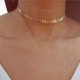 thumbnail image 1 of Gargantilla de moda delicada de 2 piezas con cadena de oro en espiga, joyería bohemia para mujeres y niñas ER, 1 of 5