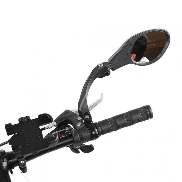 Dioche Bike Back View Mirror,Cycling Accessories,Bicycle Handlebar Rear Back View 360 Rotation Mirror for Mountain Road Bikes