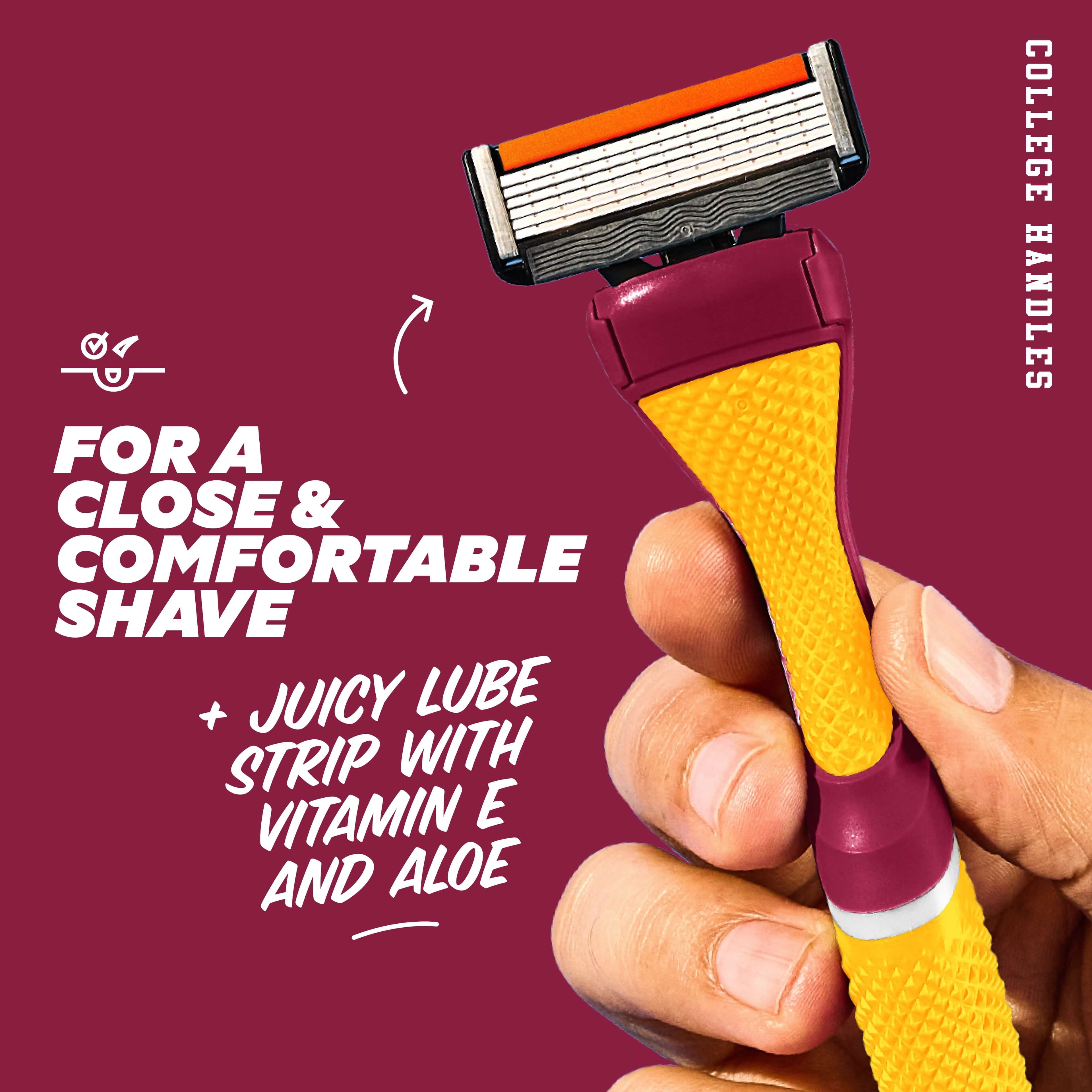 Dollar Shave Club Arizona State 6-Blade Razor Starter Set