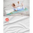 thumbnail image 4 of Turquoise Gold Marble Yoga Towel for Hot Yoga Non Slip, Modern Abstract Marble Crack Texture Yoga Mat Towel Absorbent Yoga Sweat Towels Microfiber Hot Yoga Blanket for Bikram Pilates 26"x74", 4 of 7