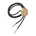 thumbnail image 2 of Cravate Rétro Style Cowboy Bolo Cravate Western Accessoires de Vêtements Ligne Jaune, 2 of 10