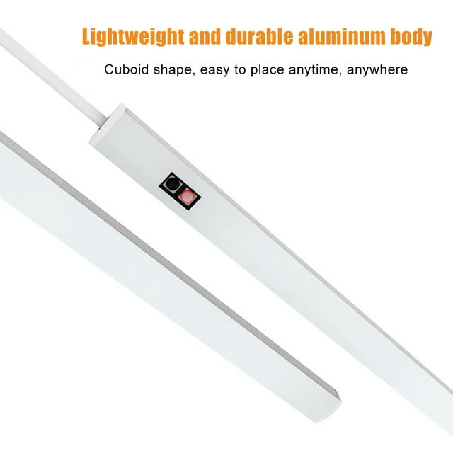 Luz LED de inducción para armario, tira de luz nocturna, barra de luz con Sensor inteligente USB