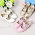 thumbnail image 6 of Otqutp Baby Performance Shoes&nbsp;Children Shoes White Leather Shoes Bowknot Girls Princess Shoes Single Shoes Dance Sandals, 6 of 9
