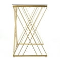 thumbnail image 5 of SEI Furniture Dezby Modern Glass-Top Desk, 5 of 6