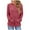 Hot Pink, variant on Frostluinai Womens Ribbed Knit Hoodies Long Sleeve Soft Tunic Sweatshirts Solid Color Fall Pullover Casual Holiday Hoodies with Pockets