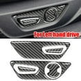 thumbnail image 1 of Carbon Fiber Car Seats Adjust Handle Button Trim For Ford for Mustang 2015-2021, 1 of 9