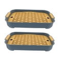 thumbnail image 4 of GAXIRE 2Pcs Bunny Litter Pan PP Material Toilet Training Compact Design for Small Pets, 4 of 7