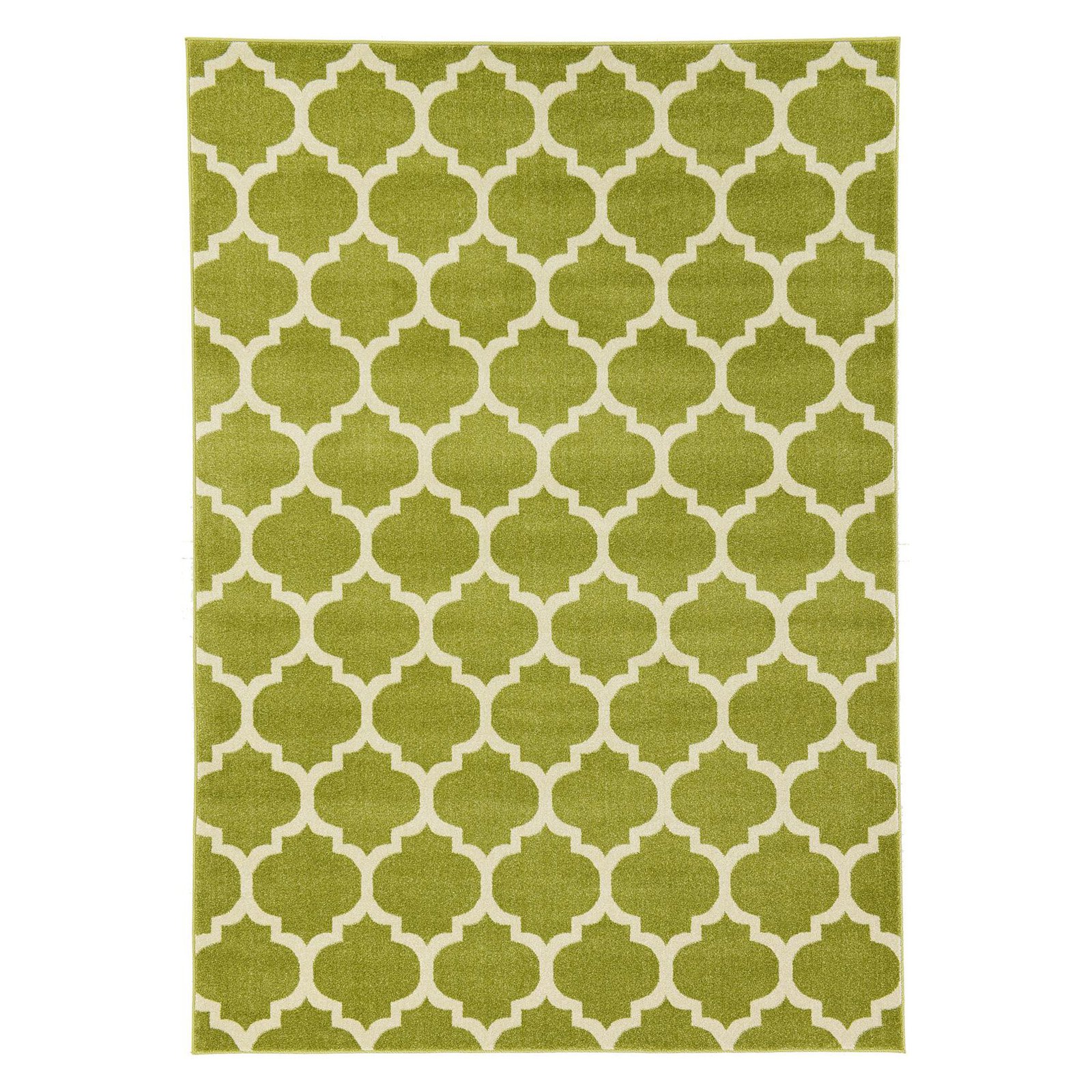 Rugs America Brooklyn Collection Green Ivory BK100E Contemporary