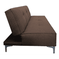 thumbnail image 4 of Sofa Cama Reclinable El Bazar Store Milo Chocolate Futon 3 posiciones Sala Love Seat, 4 of 8