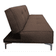 thumbnail image 4 of Sofa Cama Reclinable El Bazar Store Milo Chocolate Futon 3 posiciones Sala Love Seat, 4 of 8