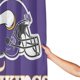 thumbnail image 4 of Cortina de ducha de secado rápido impermeable para baño Vikings, cortina de ducha con ganchos, decoración de fútbol americano, juego de cortinas de ducha para baño, plancha de 60 x 72 pulgadas, 4 of 8