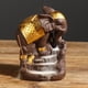 thumbnail image 1 of Quemador de Incienso BuyweekMX Soporte para Quemador de incienso Cerámica Elefante con Decoración Dorada, 1 of 5