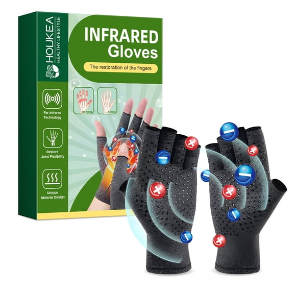 Houkea Joint Care Gloves Relieve Thumb Stiffness Finger Joint Soreness Swelling Discomfort Care Gloves