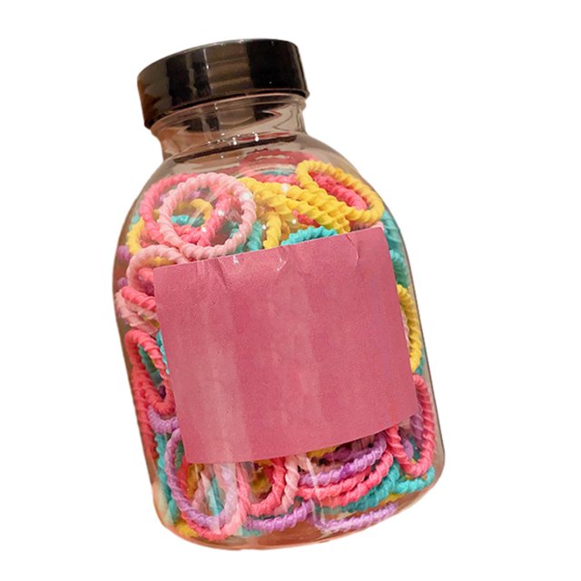 Laklulu 200 lazos para el pelo de bebé, lazos para el pelo de algodón sin costuras para niñas y niños, elásticos pequeños y suaves multicolores para cola de caballo
