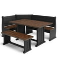 thumbnail image 3 of Corner Dining Set Harvest Black | Furniture Dash, 3 of 7