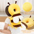 thumbnail image 4 of Mochila Protectora de Cabeza para anticaida Bebe, Almohada Protectora de la Cabeza de la Mochila, Ajustable, Adecuado para Caminar y arrastrarse, Suave Transpirable, 4 of 8