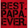 thumbnail image 2 of Best Papa Ever Worlds Greatest Dad Hoodie Hooded Sweatshirt Men Brisco Brands S, 2 of 5