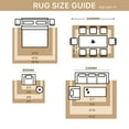 thumbnail image 4 of KUETH 6'x9' Area Rugs for Living Room, Non Slip Machine Washable Vintage Indoor Rug, Low Pile Print Rug for Bedroom Dining Room Home Office, 4 of 9