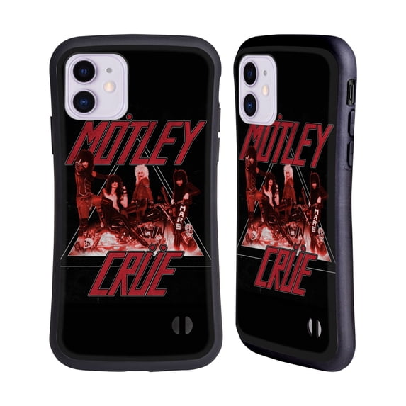 Head Case Designs Officially Licensed Motley Crue Key Art Too Fast Hybrid Case Compatible with Apple iPhone 11