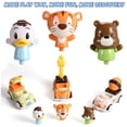 thumbnail image 4 of Bebé Dibujos Animados Animales Fricción Coches Juguetes Push And Go Coches Juguetes Para Niños Niñas 3 Unids/Set Yuarrent FN004795-00, 4 of 5