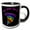 Black/White, variant on 3drose, Cool Fun Colorful Tornado Is My Spirit Animal Nature Storm Cartoon, 15oz Mug
