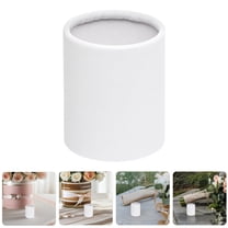 PENIKOKO 5pcs White Round Flower Boxes for Bouquet Arrangements and Holiday Celebrations Packaging