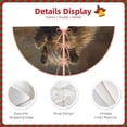 thumbnail image 3 of Disketp Football Loving Hamster Christmas Tree Skirt, Christmas Tree Decorations, Christmas Decor, Tree Mat Decoration(30-48IN)-36", 3 of 6