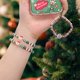 thumbnail image 4 of 1 Box Christmas Series Beads Santa Claus Snowman Elk Pattern Clay Loose Beads For DIY Handmade Earrings Bracelet Jewelry Making, 4 of 5