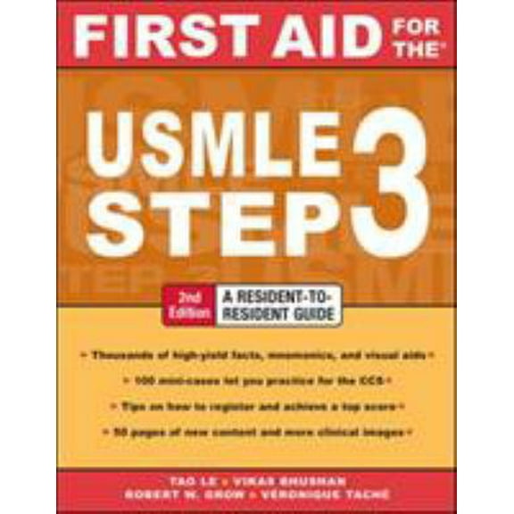 Pre-Owned First Aid for the USMLE Step 3, Second Edition (First Aid USMLE) (Paperback) 0071487964 9780071487962