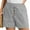 Gray, variant on BUIGTTKLOP Ribbed Knit Shorts for Women Summer Trendy Drawstring Elastic Waist Beach Wide Leg Short with Pockets