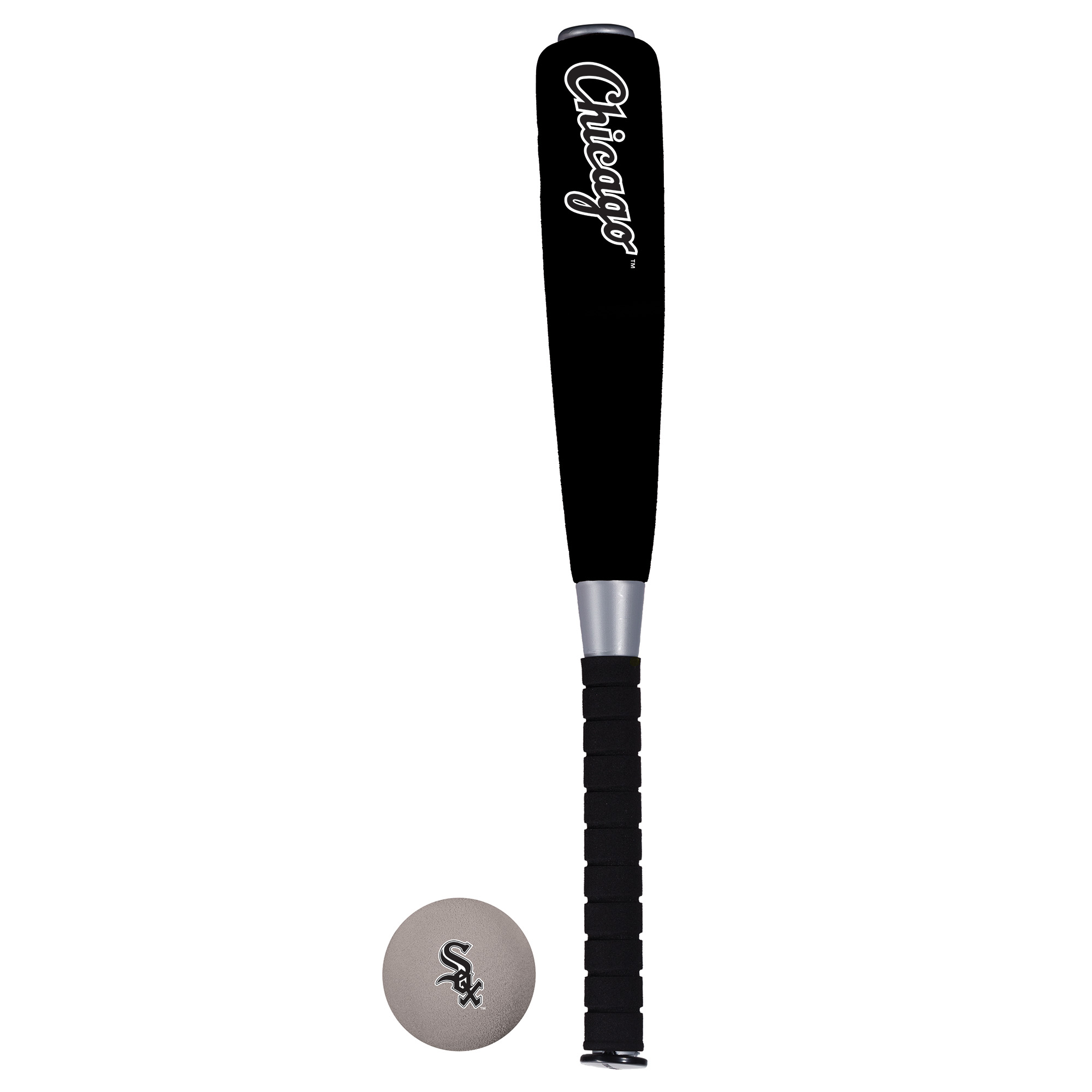 MLB Chicago White Sox Franklin Sports 21&#34; Jumbo Foam Bat &#38; Ball Set