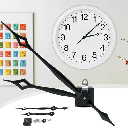 Requires High Torque Movement - High Torque Quartz Clock Long Shaft Hand Black Movement Mechanism Repair Tools #17MM Shaft Length