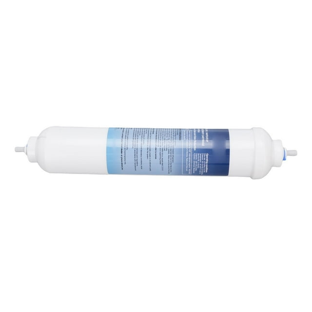 Activated Carbon Refrigerator Water Filter, ABS Professional Refrigerator Water Filter Filtering Impurities with 2 Accessories for Kitchen
