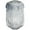 Gray Handmade Dimensional Textured Rectangular Ombre Abstract Asymmetrical 5" x 5" x 9", variant on DecMode 7" Handmade Dimensional Textured Square Ombre Gray Glass Vase