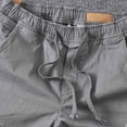 thumbnail image 6 of Yaoyar Men's Casual Cargo Joggers Pants Stretch Elastic Waist Drawstring Tapered Sweatpants with Pockets, 6 of 9