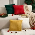 thumbnail image 4 of XIBUFE Corduroy Throw Pillows for Couch 18", 4 of 7