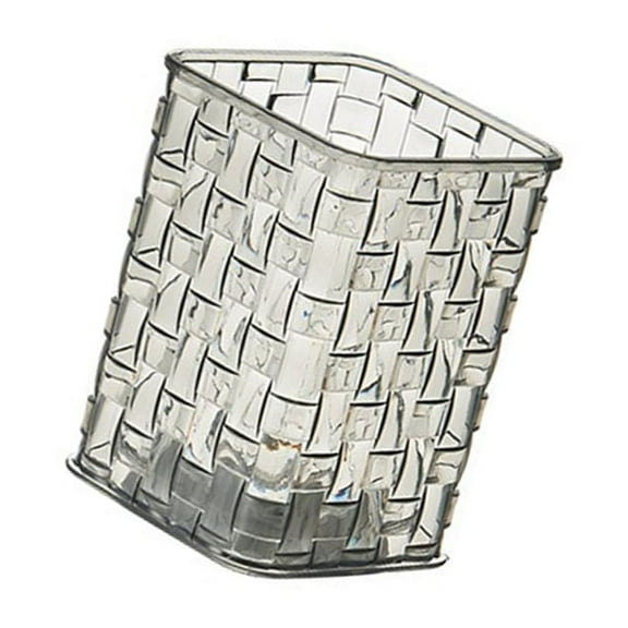 Multi Compartments Desk Pencil Organizers 3 Slot Makeup Brush Storage Box