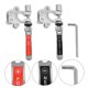 thumbnail image 4 of Houderco 1Jgo Conector Terminal De Batería Para Auto De Cobre Plateado Con Pinzas Y Negativas, 4 of 7