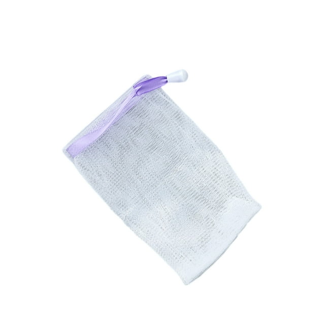 Bolsa de malla de jabón Cateissary Limpiador facial Nylon accesorios de baño púrpura