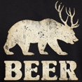 thumbnail image 3 of CafePress - Bear+Deer=Beer Vintage Hoodie (Dark) - Pullover Hoodie, Classic, Comfortable Hooded Sweatshirt, 3 of 4