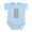 Sky Blue, variant on CafePress - Though She Be But Little She Is Fierce Body Suit - Baby Light Bodysuit, Size Newborn - 24 Months