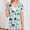 Blue, variant on Post Surgery Shirts for Women Short Sleeve Funny Print Tear Away Tops with Drain Pockets Postoperative Care Tops Shoulder Surgery Shirts for Women Adaptive Clothing