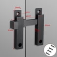 thumbnail image 1 of Gate Latch Matte Reliable 180 Degree Door 82x82mm High Quality Material, 1 of 4