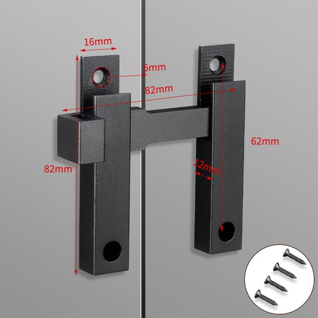 Gate Latch Matte Reliable 180 Degree Door 82x82mm High Quality Material