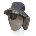 thumbnail image 5 of Gorro de protección UV Sombrero con protección UV Gorro de senderismo con malla extraíble, tapa con Meterk Gorro de protección UV, 5 of 5