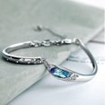 thumbnail image 1 of Pulsera de cristal con forma de zapato (platino auténtico y azul marino), pulsera de joyería para mujer, regalo de cumpleaños, Navidad, San Valentín, regalo del Día de la Madre, 1 of 3