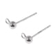 thumbnail image 5 of 1 Par de Pendientes de Bo de Arete 925 Accesorios de Bricoje para Joyería Baoblaze Pendientes Ear Stud con Loop, 5 of 8