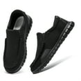 thumbnail image 5 of GHFKKB Men's Casual Slip On Breathable Lightweight Loafers Shoes, Black, US9.0, 5 of 7